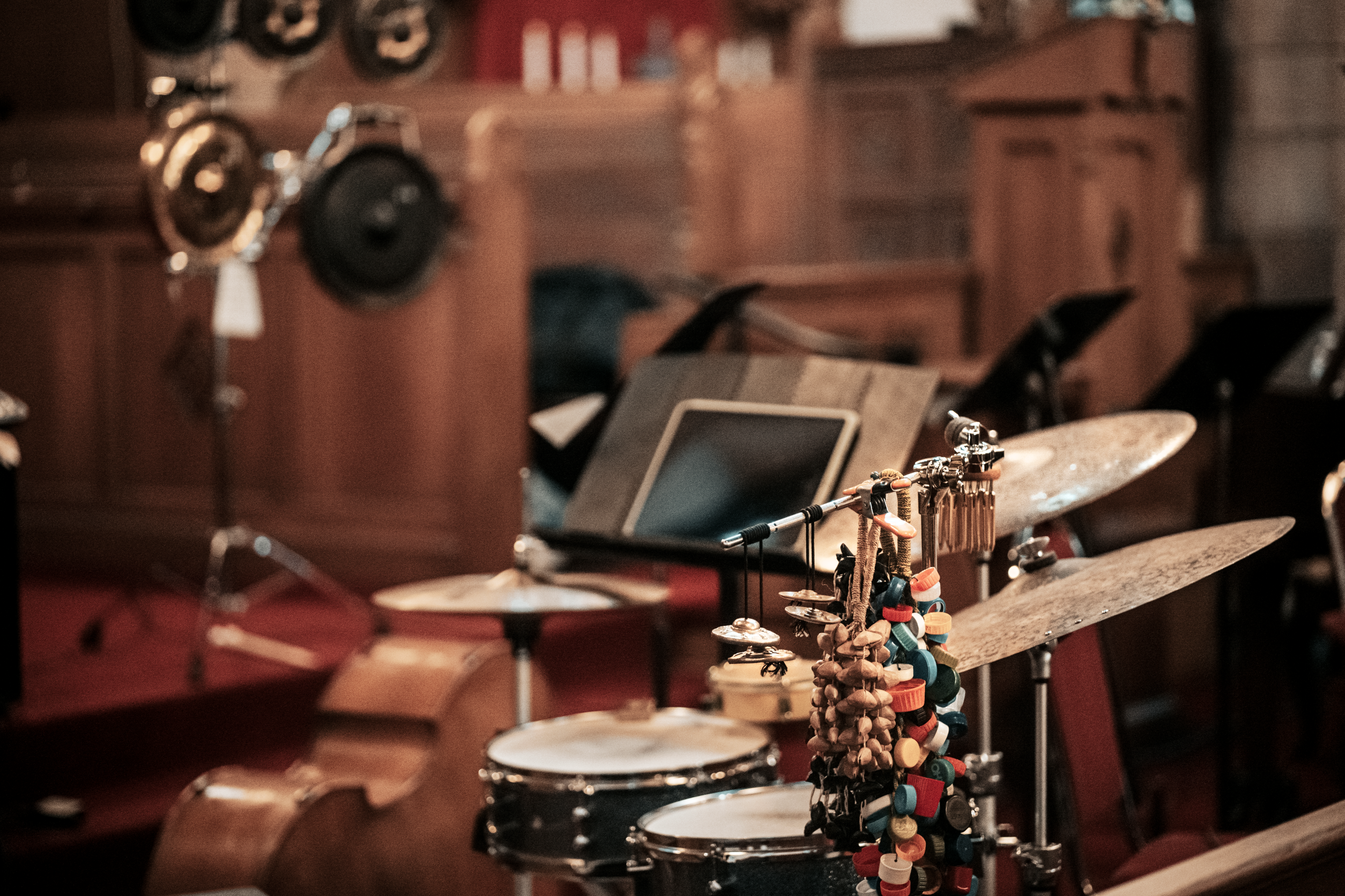 DRUMS, percussion instruments